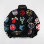 NBA COLLAGE WOOL AND LEATHER JACKET  large image number 2