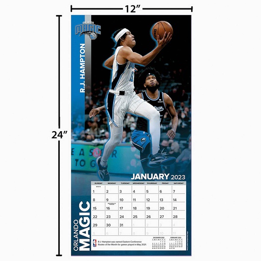NBA Orlando Magic Team Wall Calendar 2023  large image number 4