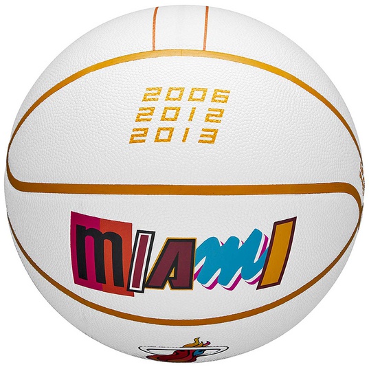 NBA TEAM CITY COLLECTOR MIAMI HEAT BASKETBALL  large image number 2