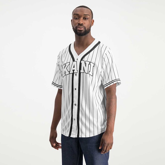 Serif Pinstripe Baseball Shirt  large image number 2