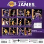 Los Angeles Lakers  - NBA - LeBron James - Calendar - 2023  large afbeeldingnummer 2