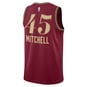 NBA CLEVELAND CAVALIERS DRI-FIT CITY EDITION SWINGMAN JERSEY DONOVAN MITCHELL  large image number 2