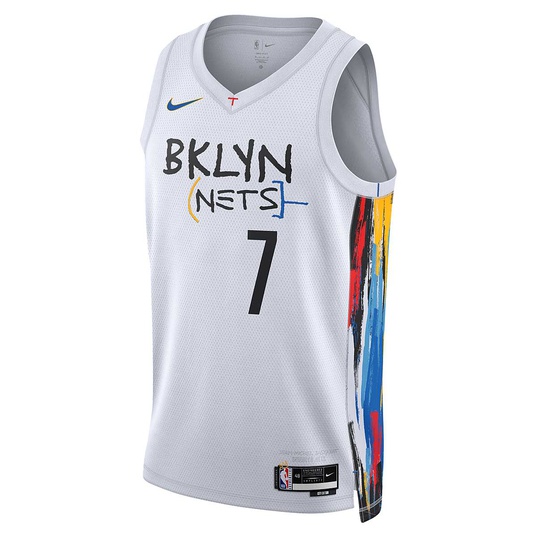 NBA BROOKLYN NETS DRI-FIT CITY EDITION SWINGMAN JERSEY KEVIN DURANT  large image number 1