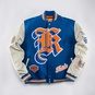 NBA NEW YORK KNICKS WOOL AND LEATHER JACKET  large image number 1