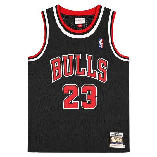 NBA AUTHENTIC JERSEY CHICAGO BULLS 1997-98 - MICHAEL JORDAN #23  large numero dellimmagine {1}