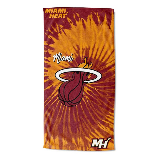 NBA MIAMI HEAT - PYSCHEDELIC - 30X60 BEACH TOWEL  large numero dellimmagine {1}