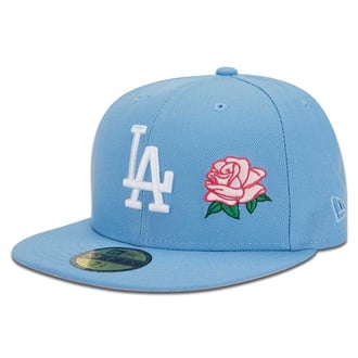 MLB LOS ANGELES DODGERS ROSE 1988 WORLD SERIES PATCH 59FIFTY CAP