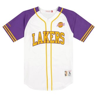 NBA LOS ANGELES LAKERS PRACTICE DAY BASEBALL JERSEY