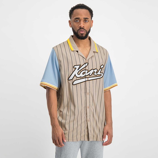 Varsity Pinstripe Baseball Shirt  large Bildnummer 2