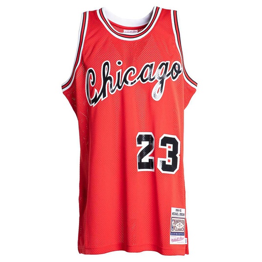 NBA AUTHENTIC JERSEY CHICAGO BULLS 1984-85 - MICHAEL JORDAN #23  large numero dellimmagine {1}
