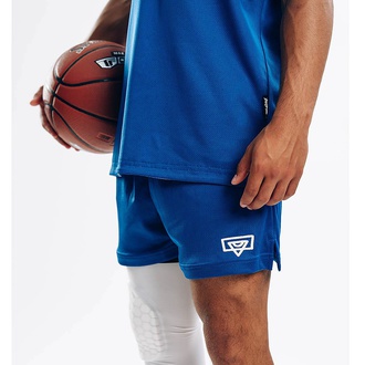 Tek Gear Basketball Shorts Blue White Men's Size Medium Comfort Stretch  JJ1960