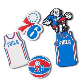 NBA Philadelphia 76ers Jibbitz 5Pck