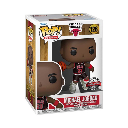 POP! NBA Chicago Bulls Michael Jordan (Black Pinstripe Jersey)  large Bildnummer 2