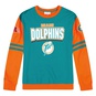 M&N NFL MIAMI DOLPHINS ALL OVER CREWNECK 2.0  large image number 1