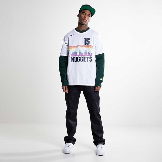 Denver Nuggets City Edition Men's Nike NBA Long-Sleeve T-Shirt.