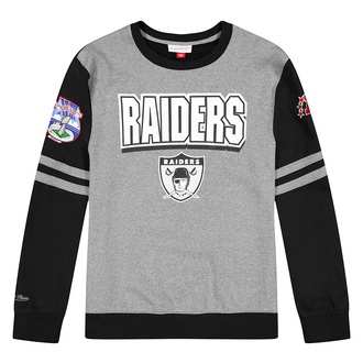 M&N NFL NEW OAKLAND RAIDERS ALL OVER CREWNECK 2.0