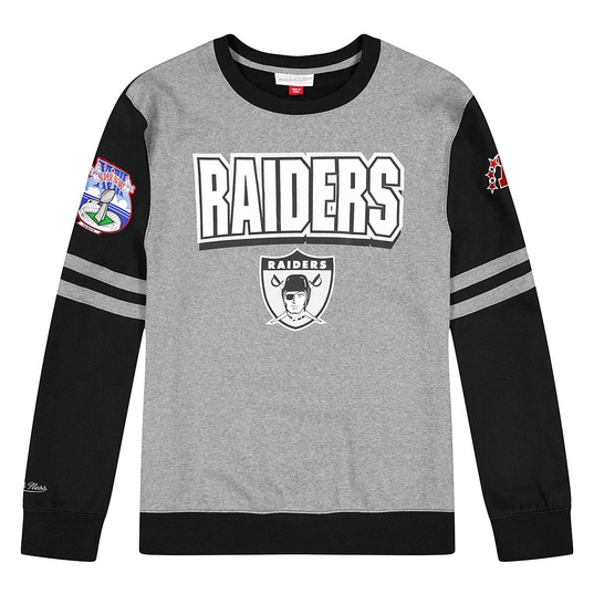 M&N NFL NEW OAKLAND RAIDERS ALL OVER CREWNECK 2.0  large image number 1