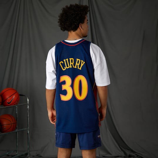 NBA GOLDEN STATE WARRIOR SWINGMAN JERSEY 2009-10 STEPHEN CURRY  large image number 4