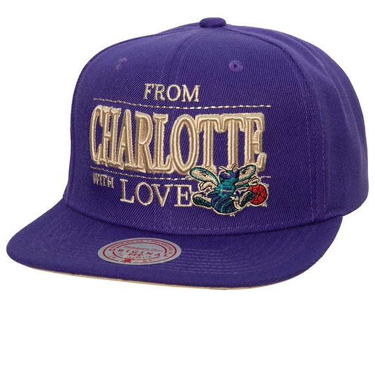 NBA CHARLOTTE HORNETS WITH LOVE SNAPBACK CAP  large image number 1