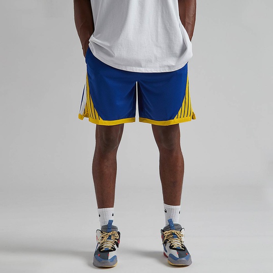 Nike Golden State Warriors Men's Icon Swingman Shorts - Blue