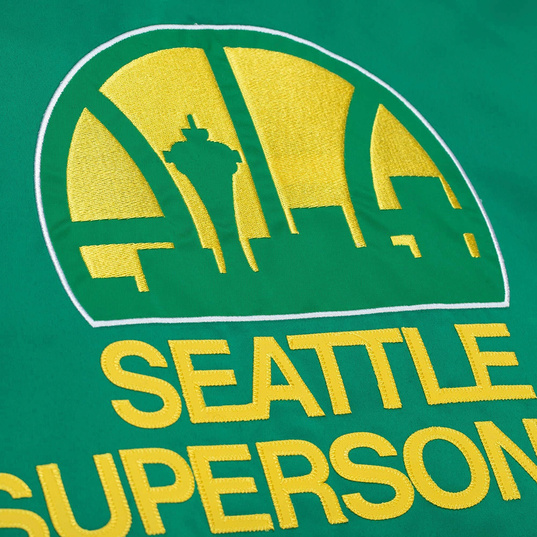 Seattle Sonics Primary Team Logo Patch - Maker of Jacket
