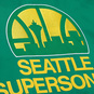 NBA SEATTLE SUPERSONICS HEAVYWEIGHT SATIN JACKET  large image number 4