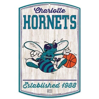 NBA HARDWOODS CHARLOTTE HORNETS 28 cm x 43 cm