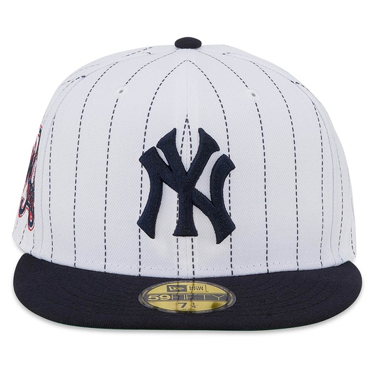 MLB NEW YORK YANKEES 59FIFTY PINSTRIPE 75TH WORLD SERIES PATCH CAP  large número de imagen 3