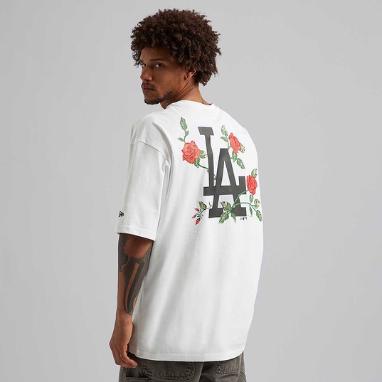 MLB LOS ANGELES DODGERS FLORAL GRAPHIC T-SHIRT