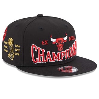 NBA CHICAGO BULLS CHAMPIONS PATCH 9FIFTY SNAPBACK CAP