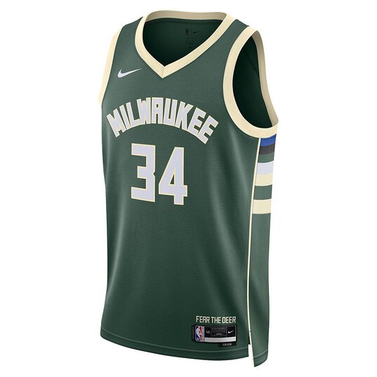 Compre NBA MILWAUKEE BUCKS DRI-FIT ICON SWINGMAN JERSEY GIANNIS ANTETOKOUNMPO 99.95 en KICKZ.com!