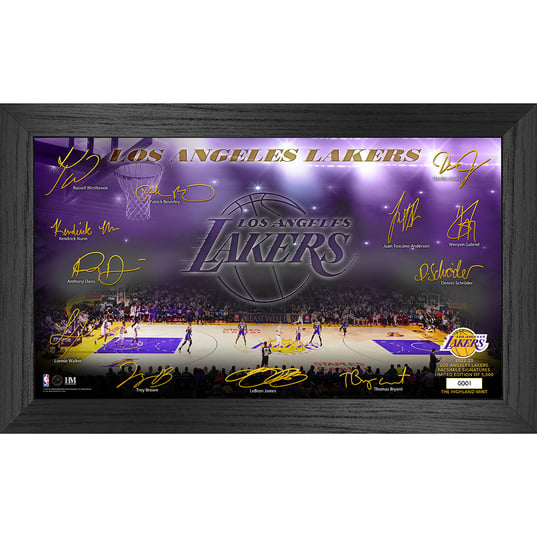 NBA Los Angeles Lakers Signature Court 2022-23 (30x50cm)  large numero dellimmagine {1}
