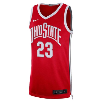 nike NCAA OKLAHOMA STATE COWBOYS DRI FIT LIMITED EDITION JERSEY LEBRON JAMES UNIVERSITY RED WHITE 1