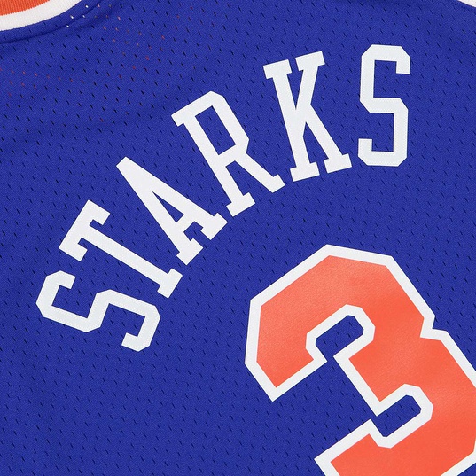 NBA NEW YORK KNICKS 1991-92 JOHN STARKS SWINGMAN JERSEY  large afbeeldingnummer 5