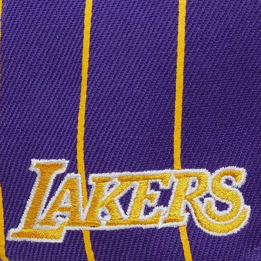 NBA LOS ANGELES LAKERS TEAM PINSTRIPE SNAPBACK CAP  large número de imagen 3
