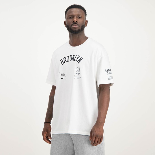 Nike Brooklyn Nets Courtside NBA T-Shirt Black - BLACK