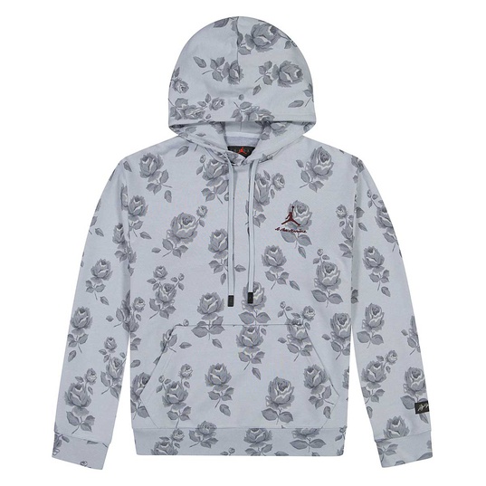 M J A MA MANIERE ALL OVER PRING FLEECE HOODY  large image number 1