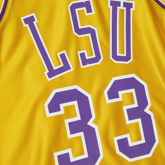 NCAA AUTHENTIC LOUISIANA STATE UNIVERSITY SHAQUILLE  O´NEAL #33 1990 Jersey  large image number 3