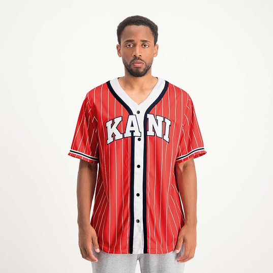 Serif Pinstripe Baseball Shirt  large image number 2