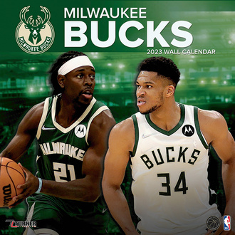 NBA Milwaukee Bucks Team Wall Calendar 2023