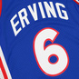 NBA PHILADELPHIA 76ERS 1976-77  JULIUS DR J. ERVING SWINGMAN JERSEY  large image number 4