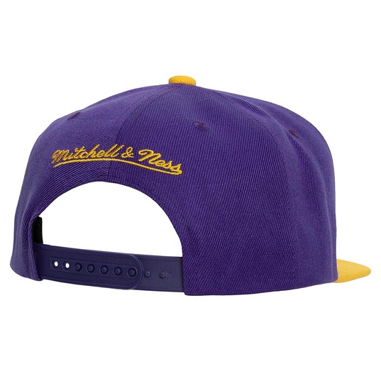 NBA HARDWOOD CLASSICS LOS ANGELES LAKERS PATCH OVERLOAD SNAPBACK CAP  large image number 2