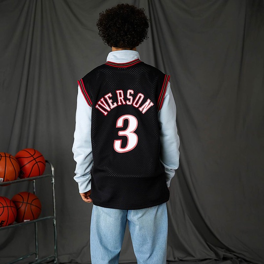 NBA PHILADELPHIA 76ERS  SWINGMAN JERSEY ALLEN IVERSON KIDS  large image number 4