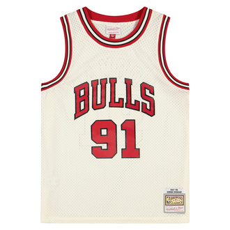 NBA CHICAGO BULLS 1997 OFF WHITE SWINGMAN JERSEY DENNIS RODMAN