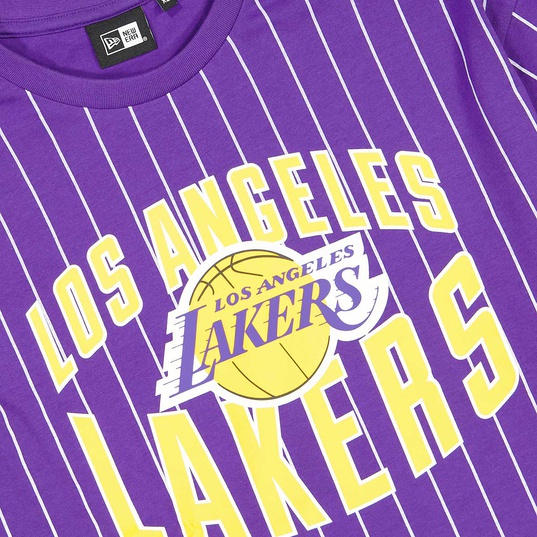 Buy NBA LOS ANGELES LAKERS PINSTRIPE STACK T-SHIRT for N/A 0.0 on