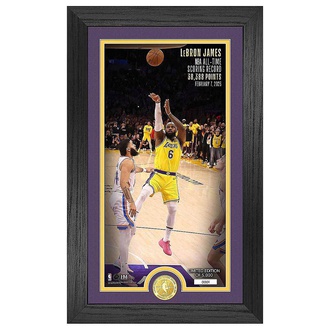 NBA LeBron James All Time Leading Scorer Shot Gold Coin