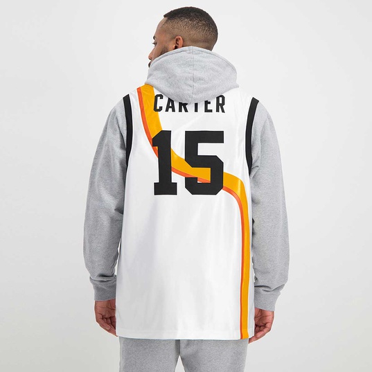 Nike PREMIUM Basketball Jersey Rayguns Vince Carter White -  WHITE/UNIVERSITY GOLD/TEAM ORANGE/BLACK