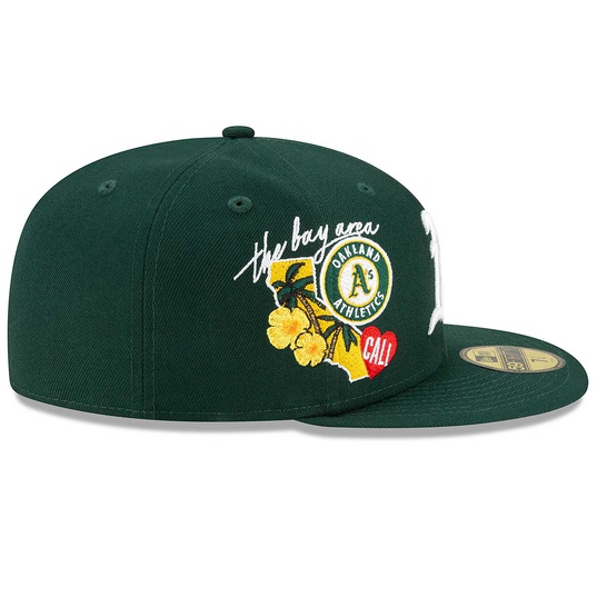 MLB OAKLAND ATHLETICS 59FIFTY CITY CLUSTER CAP  large image number 4