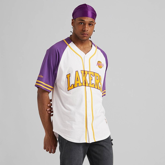 Buy NBA LOS ANGELES LAKERS PRACTICE DAY BASEBALL JERSEY for EUR