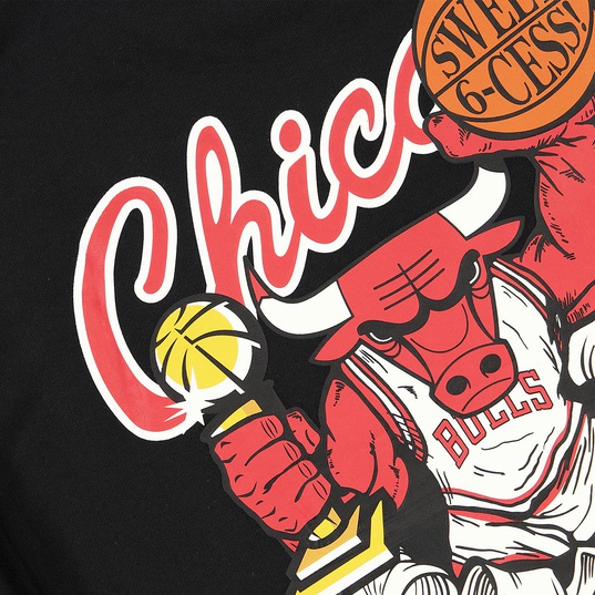 NBA CHICAGO BULLS ALL OVER CREWNECK 2.0  large numero dellimmagine {1}